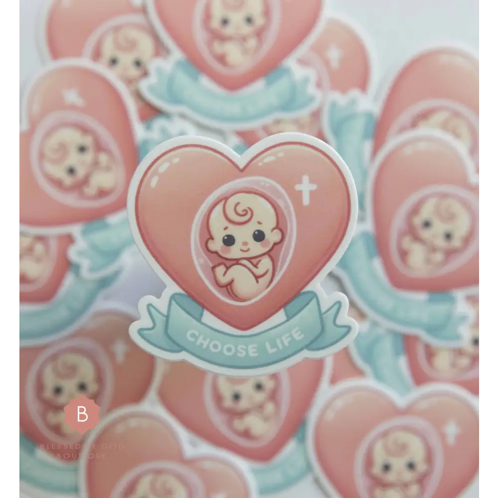 Pro- Life Sticker Catholic Vinyl Sticker - sticker