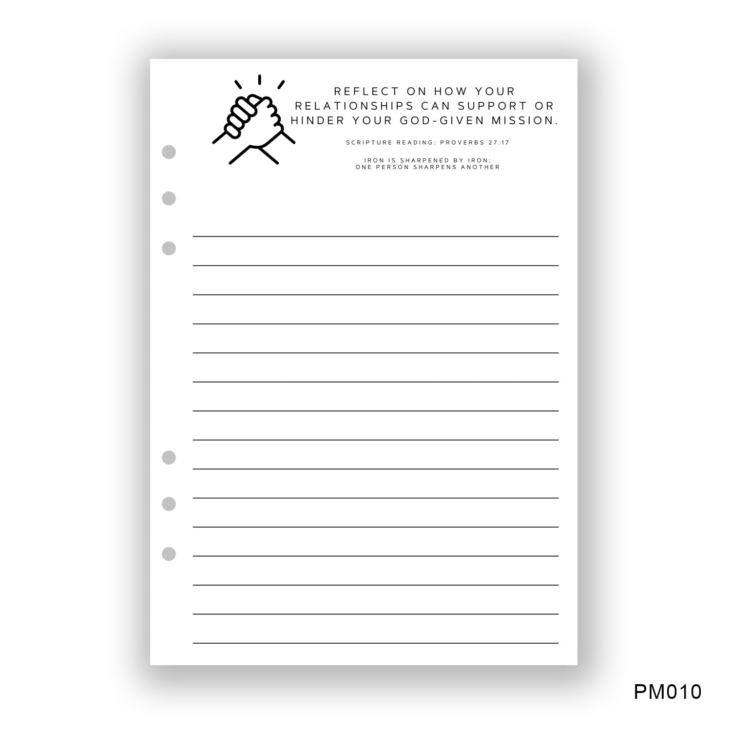 Relationships Journaling Page - Paper products