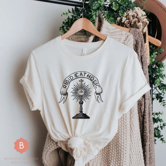 Catholic shirt Christian Rigid Catholic Rosary Women's Catholic gifts