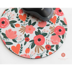 Sacred heart Jesus Catholic Mouse Pad - One size / Round - Home Decor
