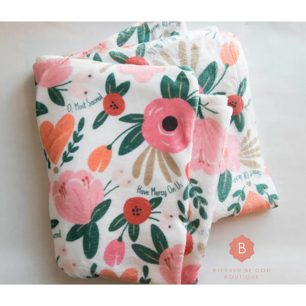 Sacred Heart of Jesus Catholic Blanket - All Over Prints