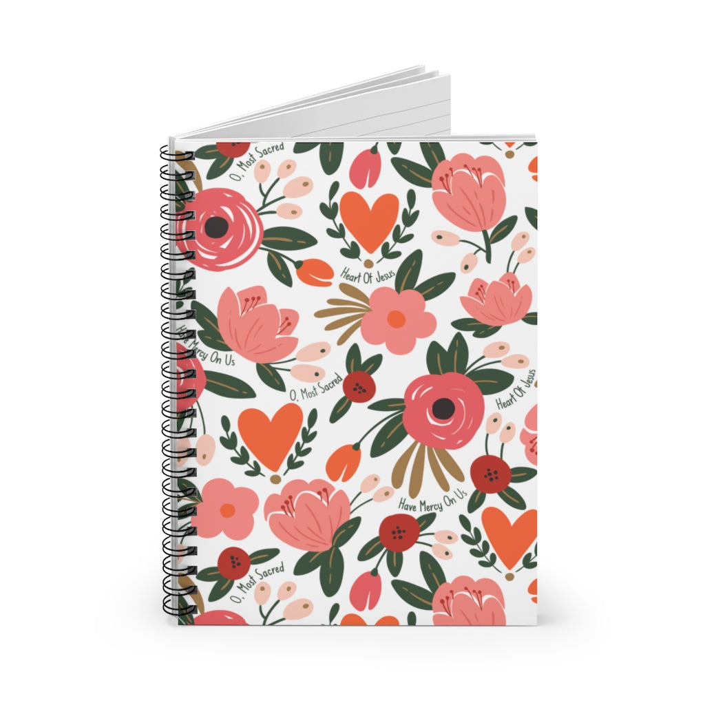 Sacred Heart of Jesus Catholic Notebook - One Size - Paper products