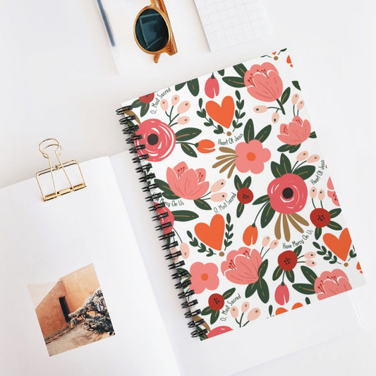 Sacred Heart of Jesus Catholic Notebook - One Size - Paper products