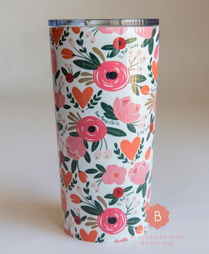 Sacred Heart of Jesus Catholic tumbler - 20oz - Mug