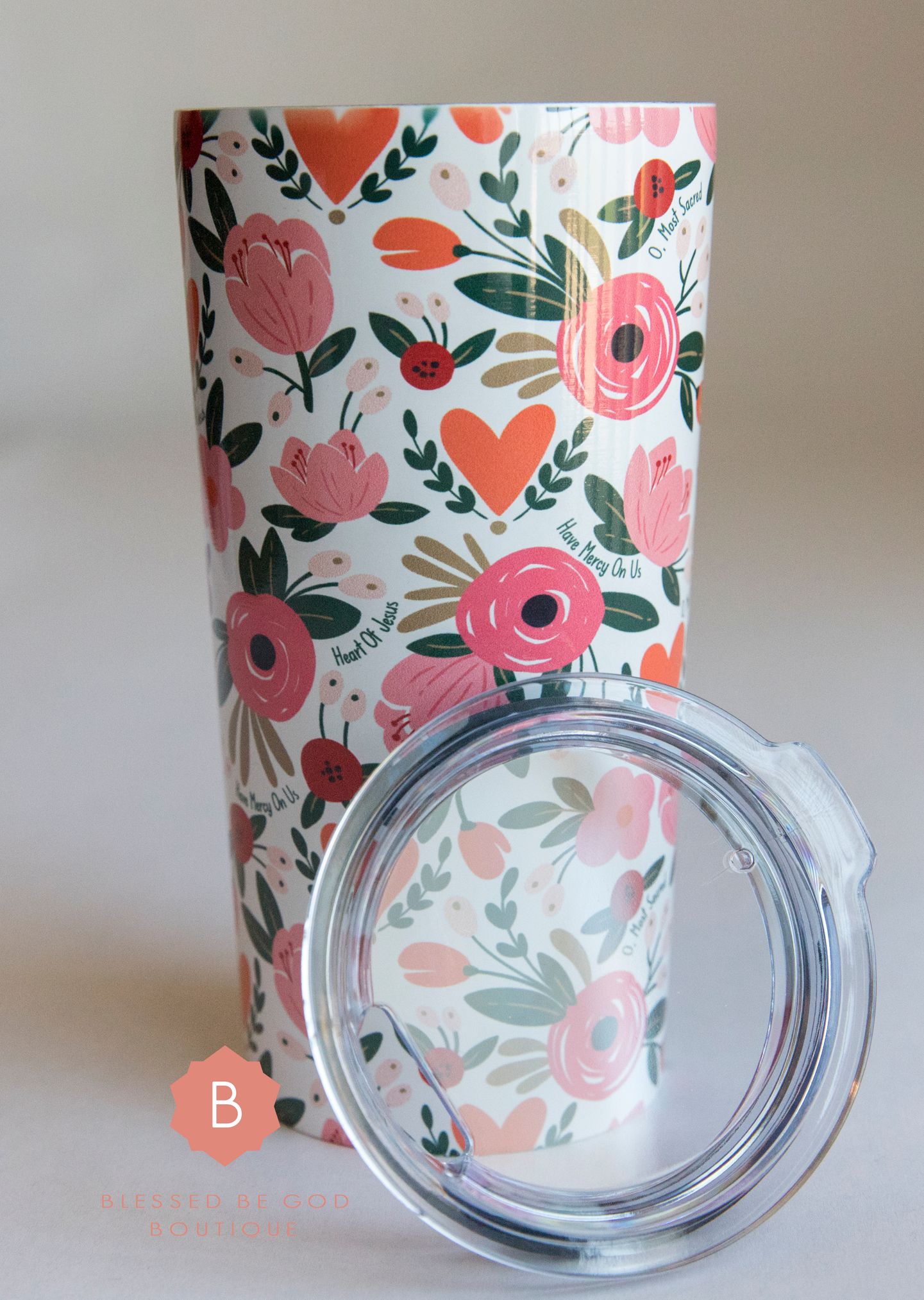 Sacred Heart of Jesus Catholic tumbler - 20oz - Mug