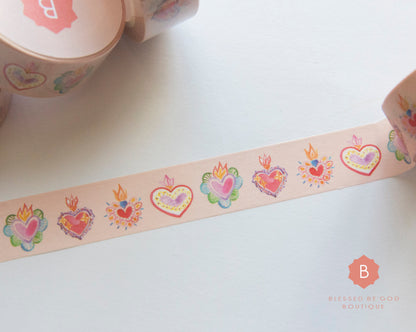 Sacred Heart of Jesus Catholic Washi Tape - washi tape