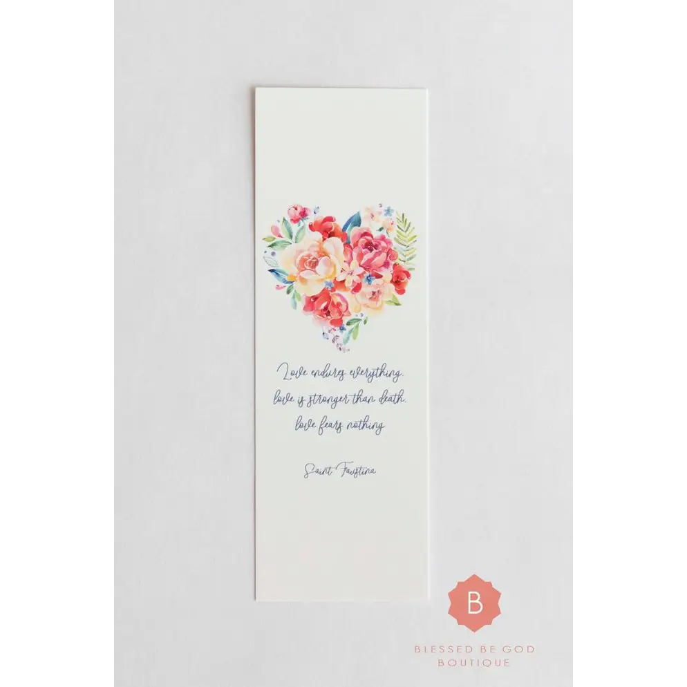 Saint Faustina Catholic Bookmark - Bookmarks