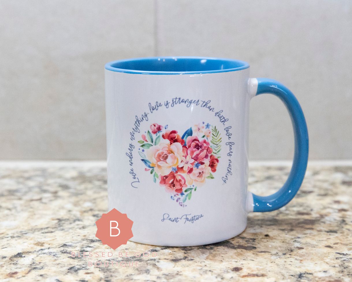 Saint Faustina Catholic Mug 11oz - Mug