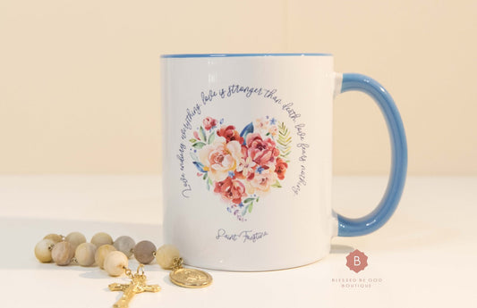 Saint Faustina Catholic Mug 11oz - Mug