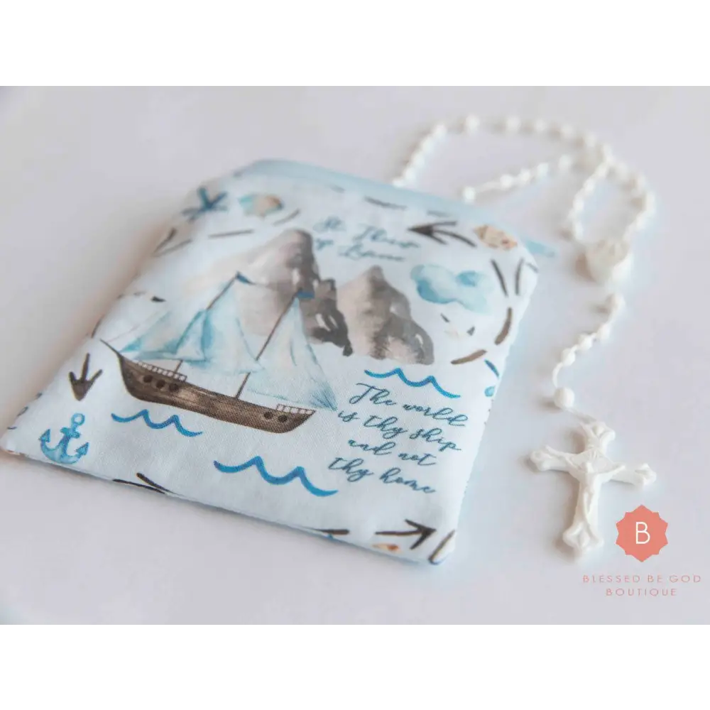 Saint Therese of Lisieux Catholic Rosary Pouch - rosary pouch