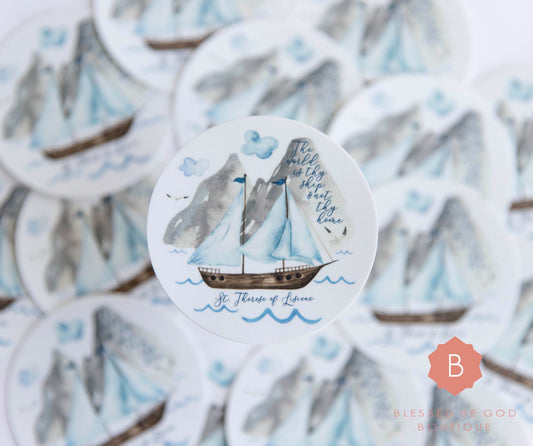 Saint Therese of Lisieux Catholic Sticker - Decorative Stickers