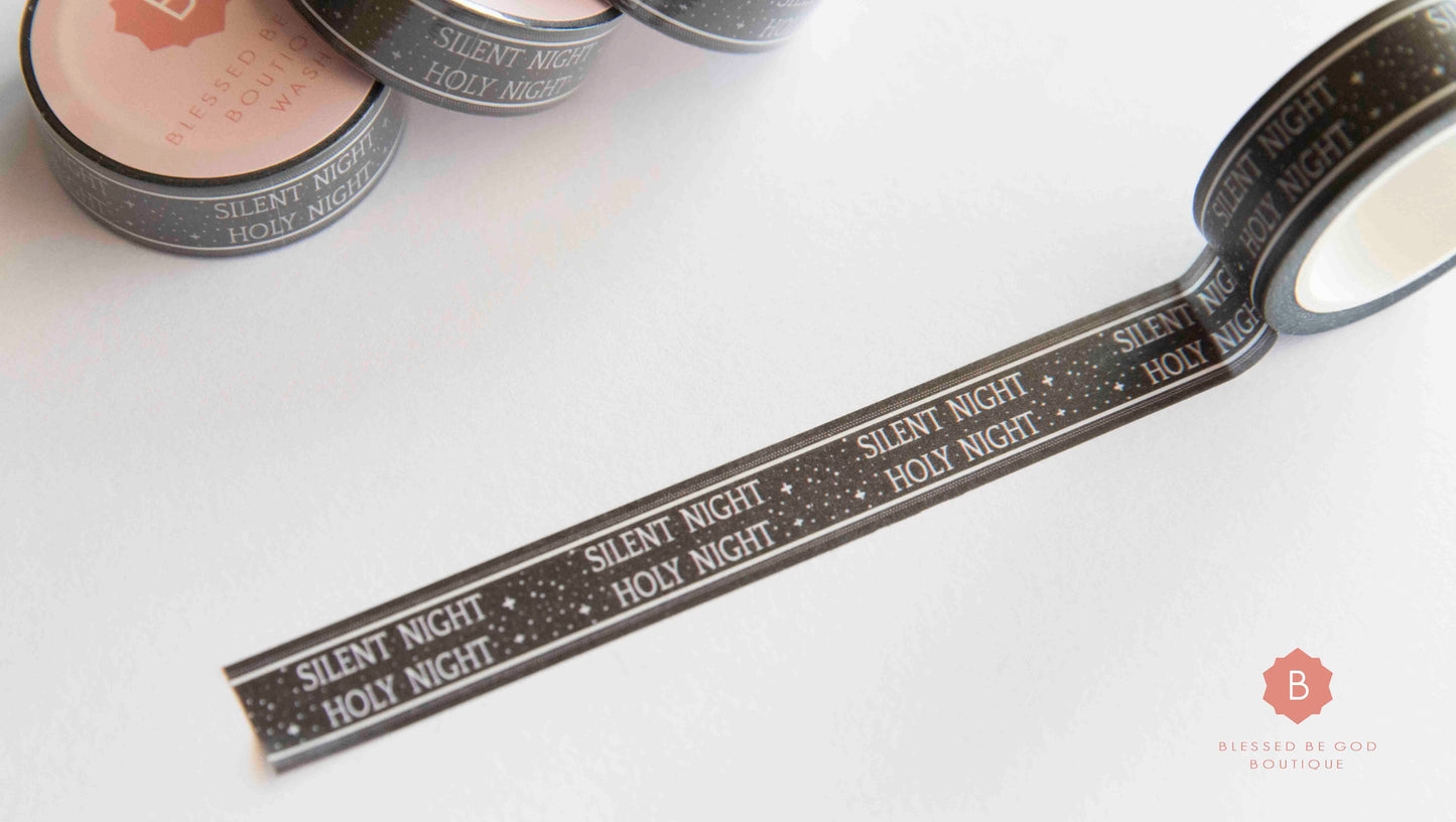 Silent Night Washi Tape - washi tape