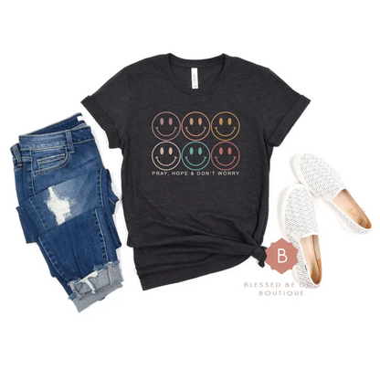 Smiley Catholic t-shirt Padre Pio - T-Shirt