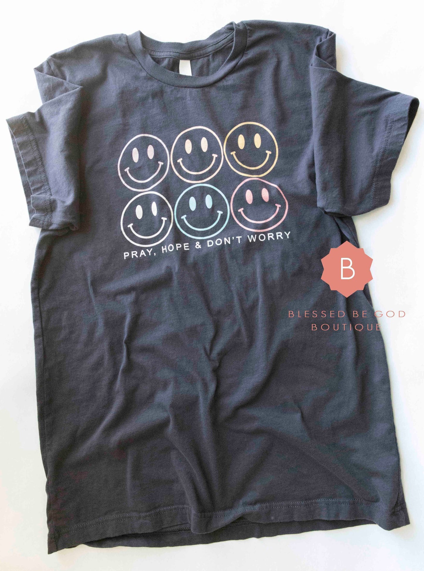 Smiley Catholic t-shirt Padre Pio - T-Shirt