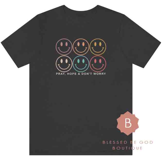 Smiley Catholic t-shirt Padre Pio - T-Shirt