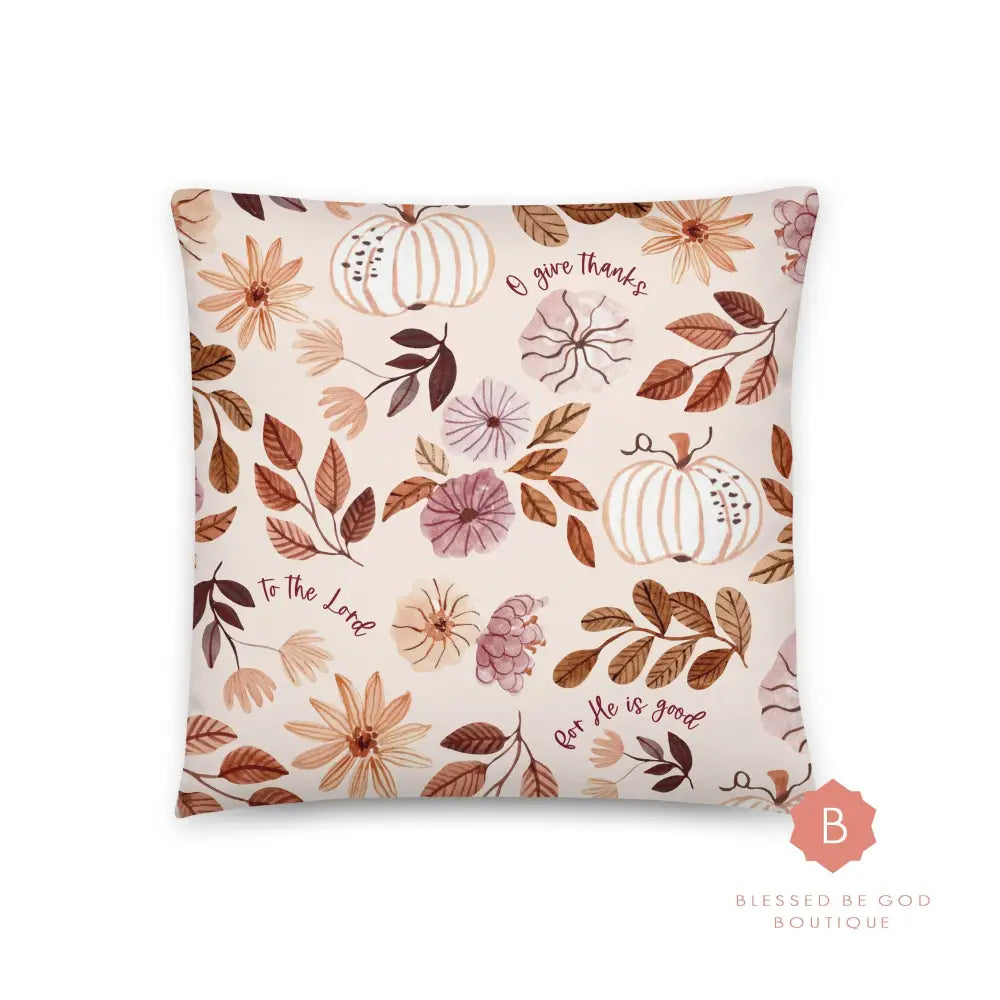 Thanksgiving Catholic Pillow - Pillows