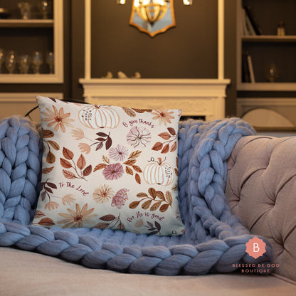 Thanksgiving Catholic Pillow - Pillows