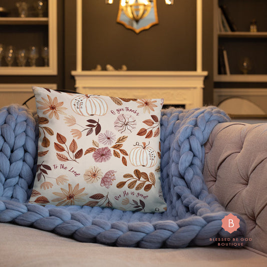 Thanksgiving Catholic Pillow - Pillows