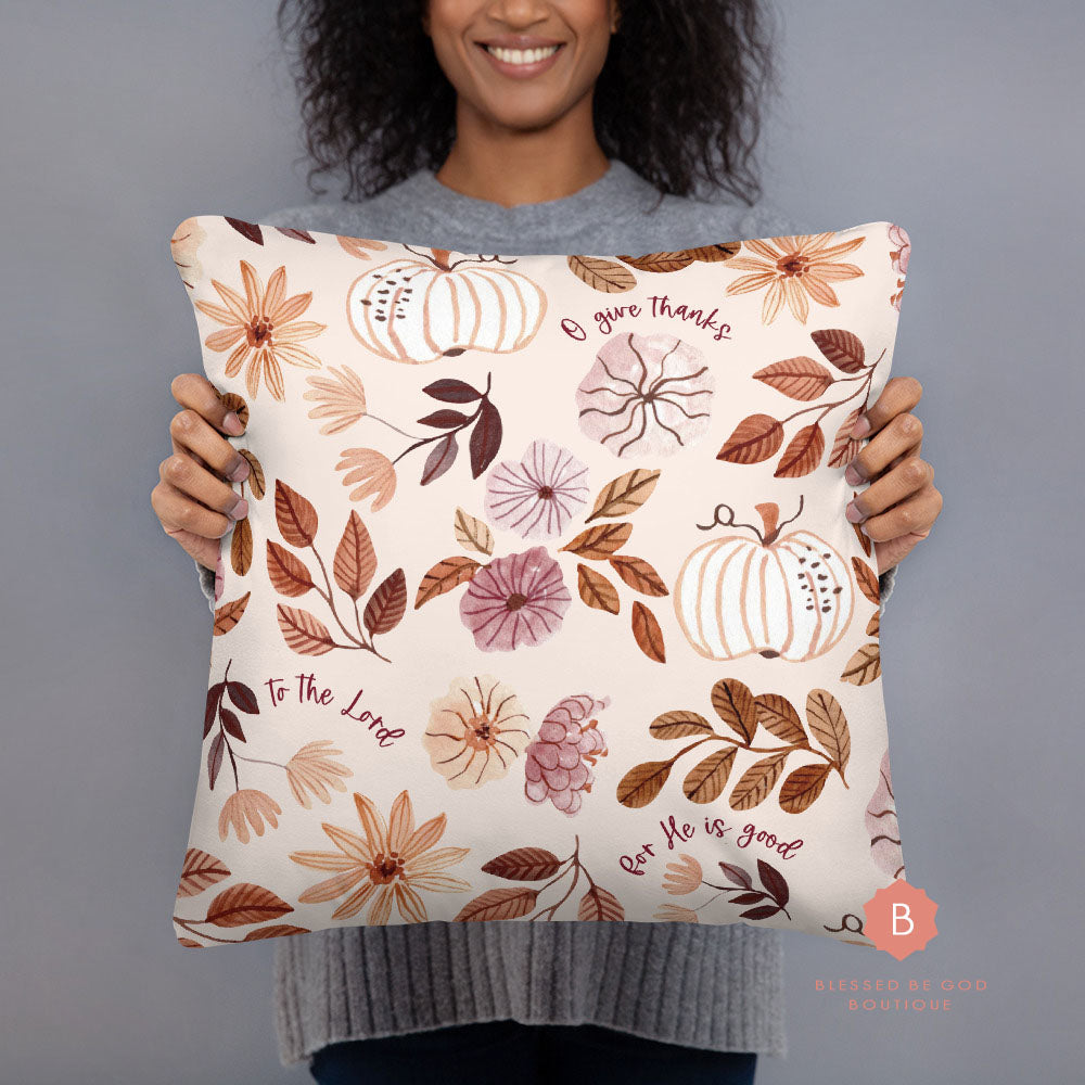 Thanksgiving Catholic Pillow - Pillows