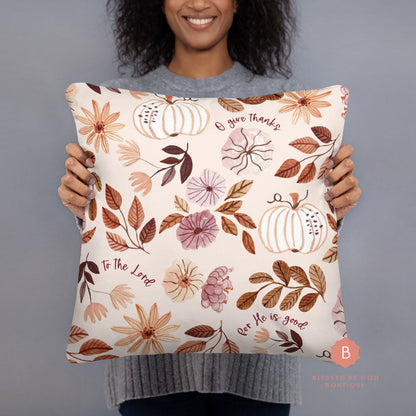 Thanksgiving Catholic Pillow - Pillows