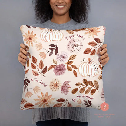 Thanksgiving Catholic Pillow - Pillows