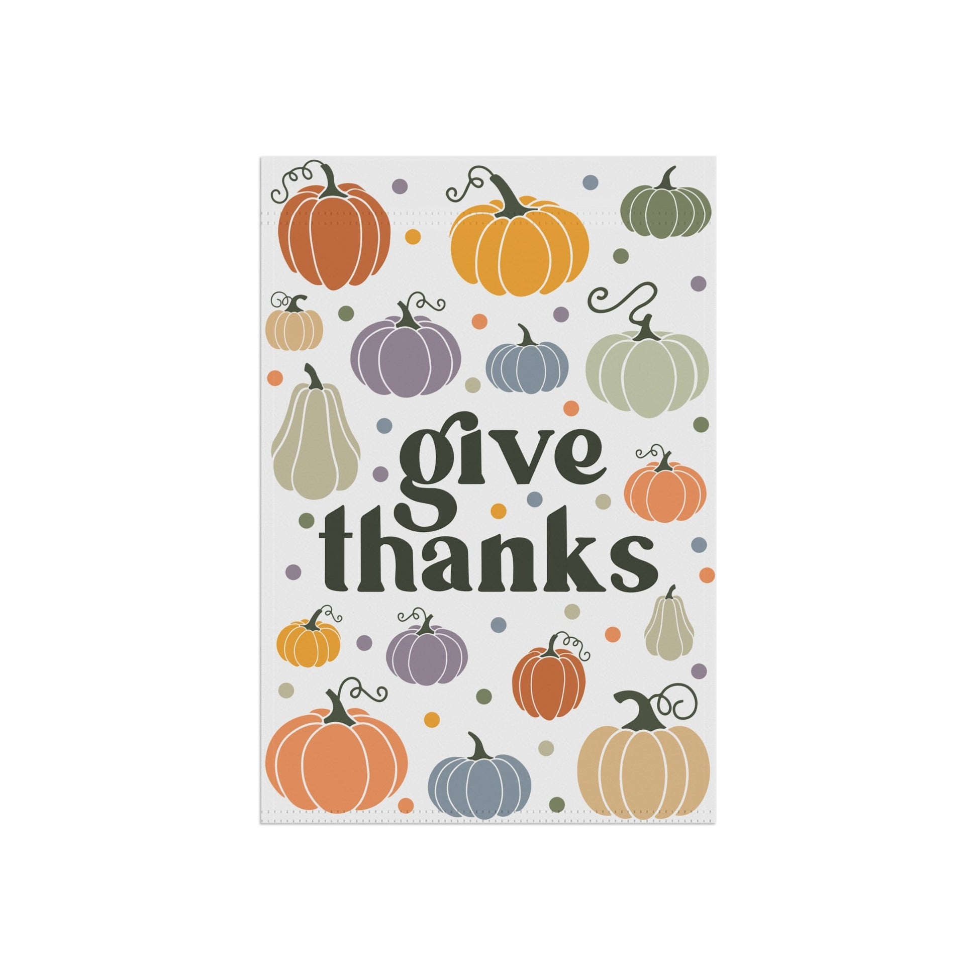 Thanksgiving Garden Flag - 12’’ × 18’’ - Home Decor