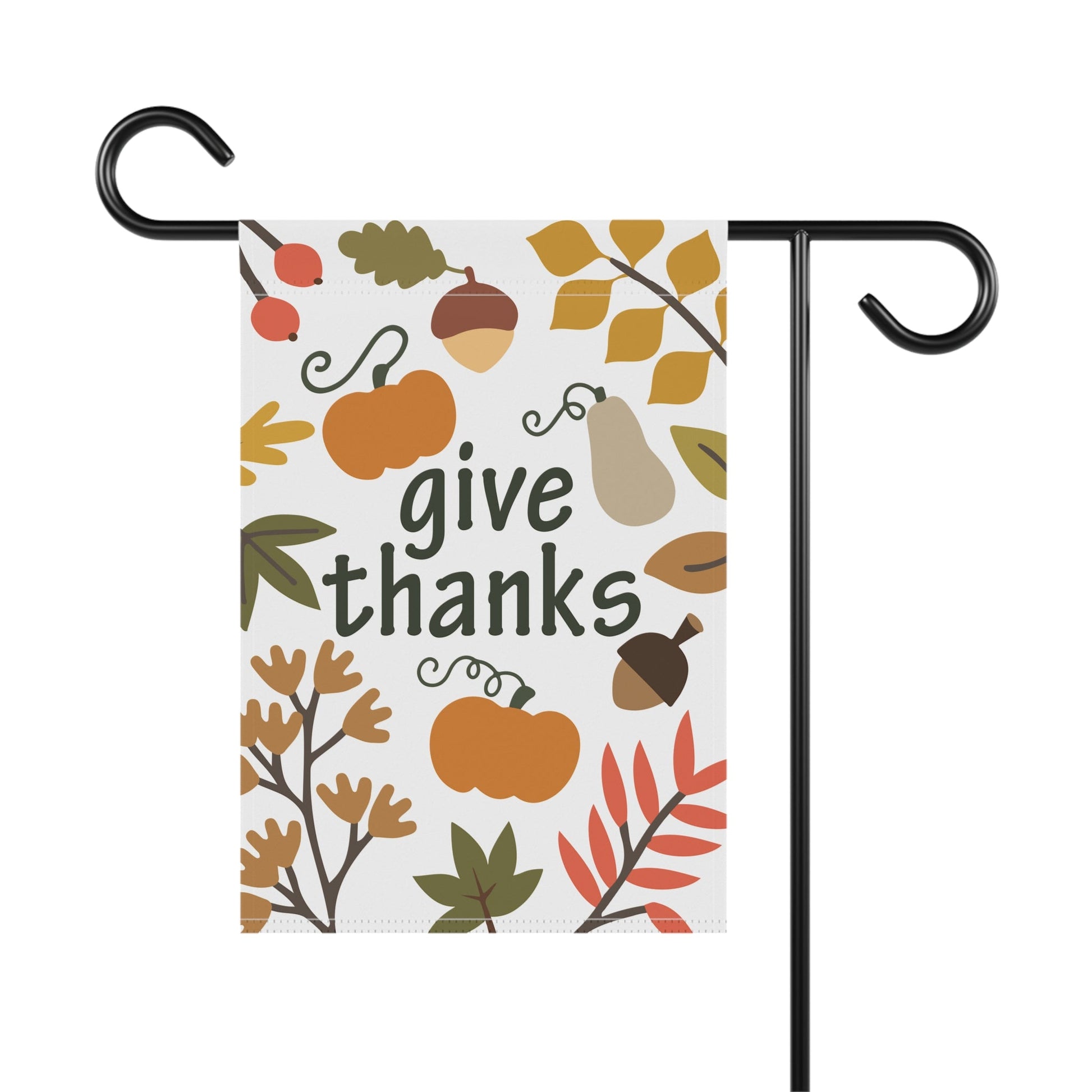 Thanksgiving Garden Flag - 12’’ × 18’’ - Home Decor