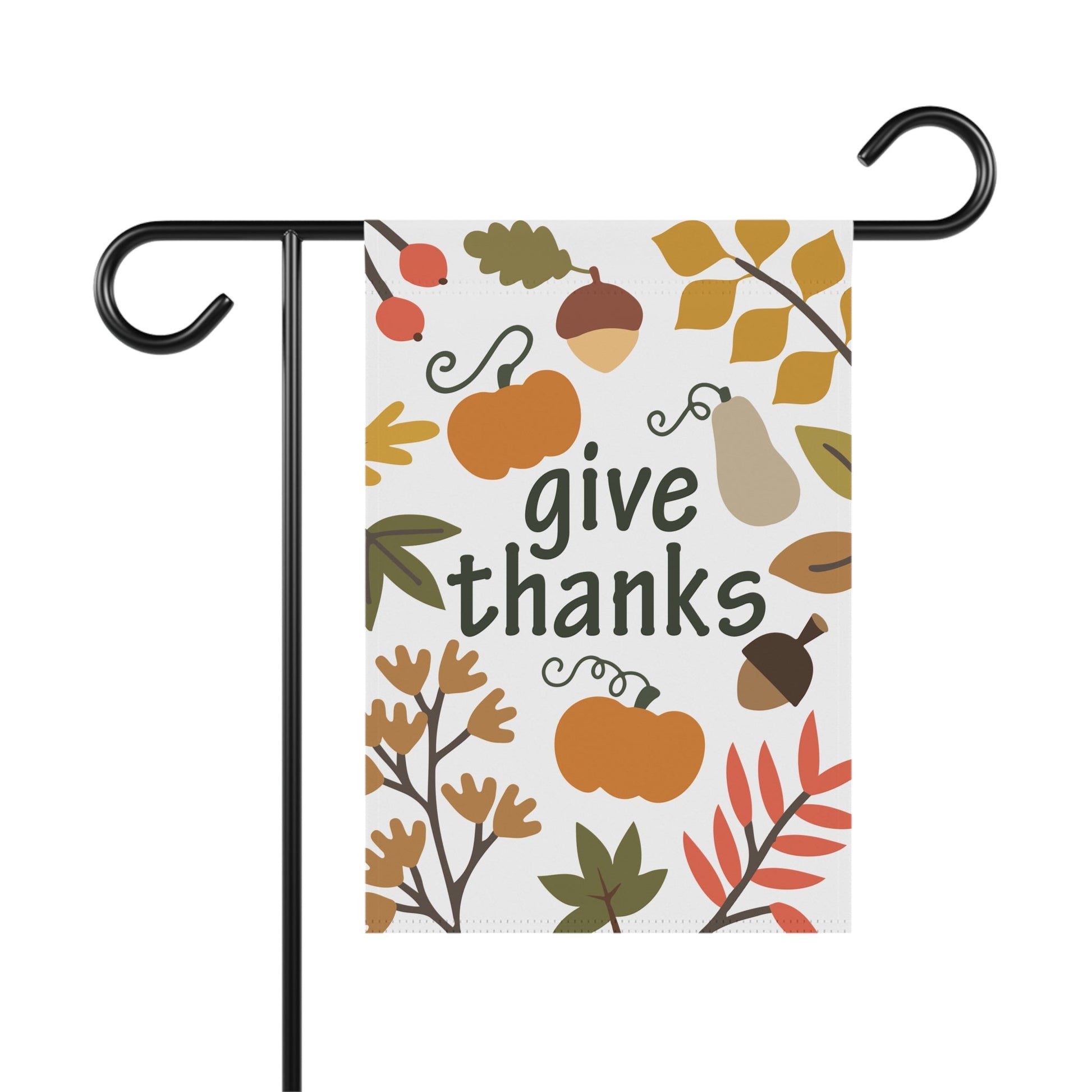 Thanksgiving Garden Flag - 12’’ × 18’’ - Home Decor