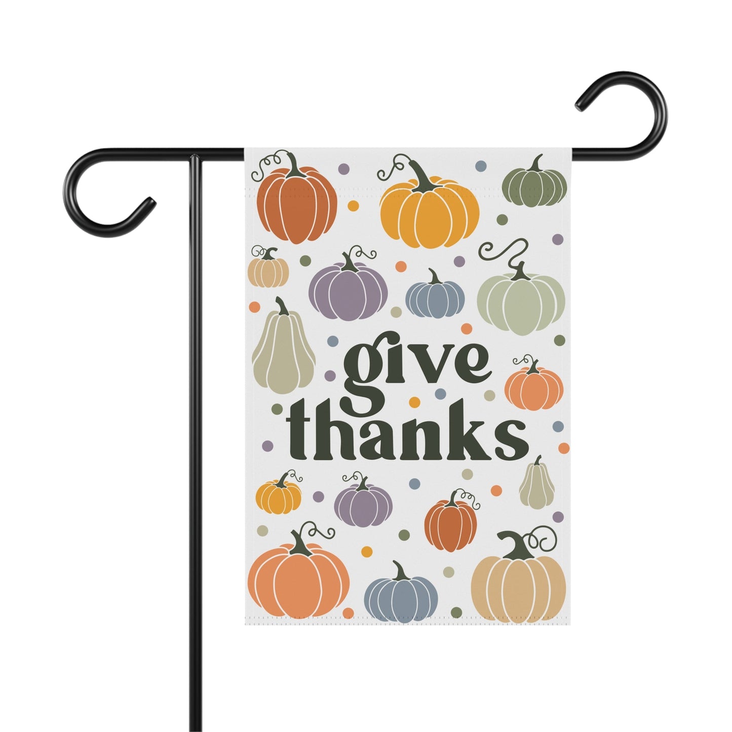 Thanksgiving Garden Flag - 12’’ × 18’’ - Home Decor