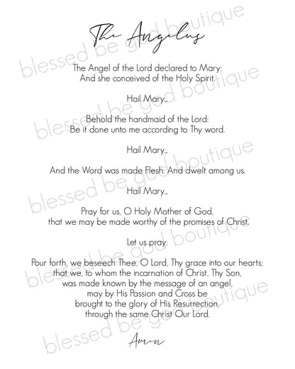 The Angelus Catholic Art 8x10 - Posters Prints & Visual Artwork