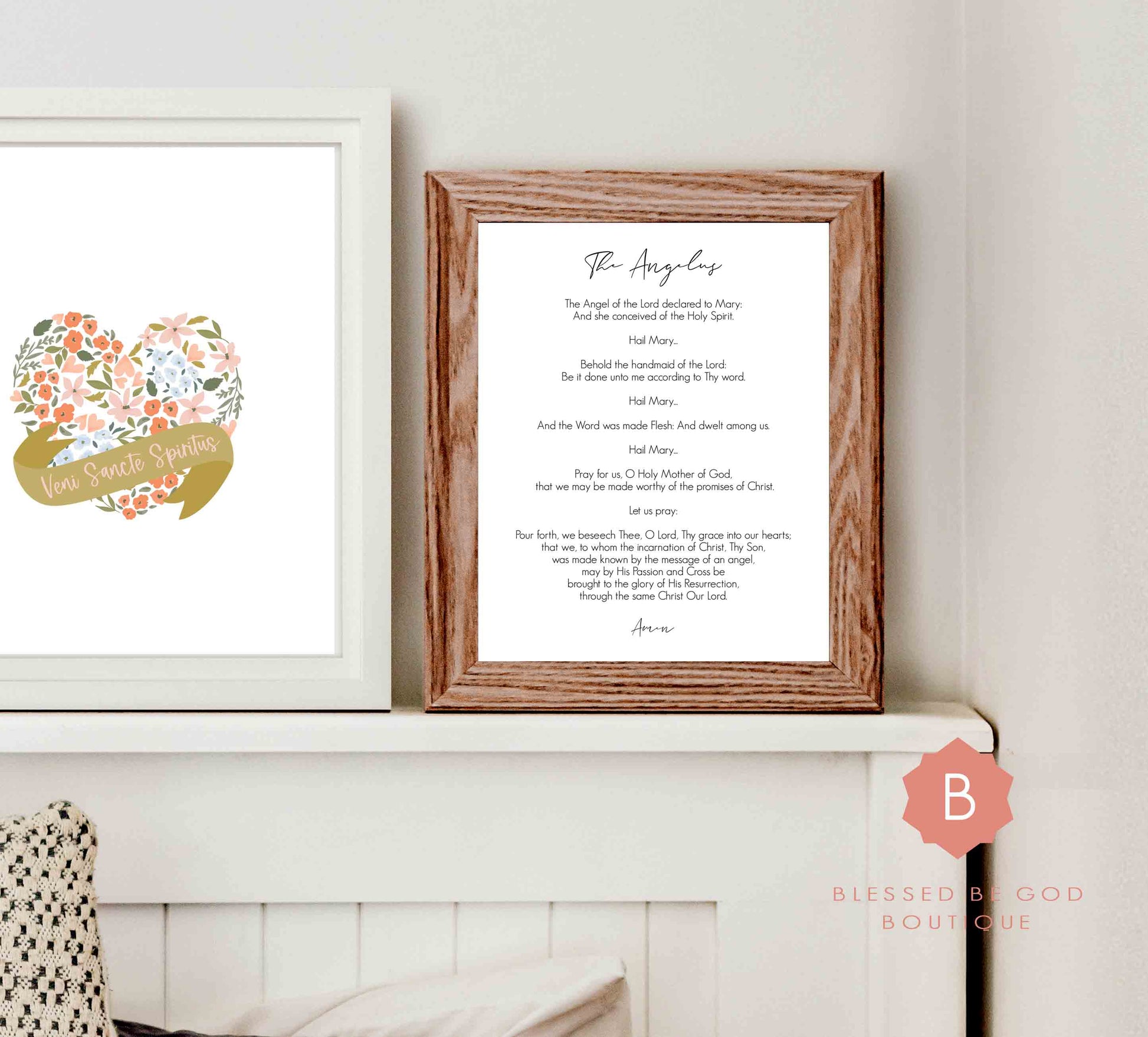 The Angelus Catholic Art 8x10 - Posters Prints & Visual Artwork