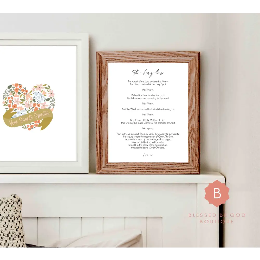 The Angelus Catholic Art 8x10 - Posters Prints & Visual Artwork