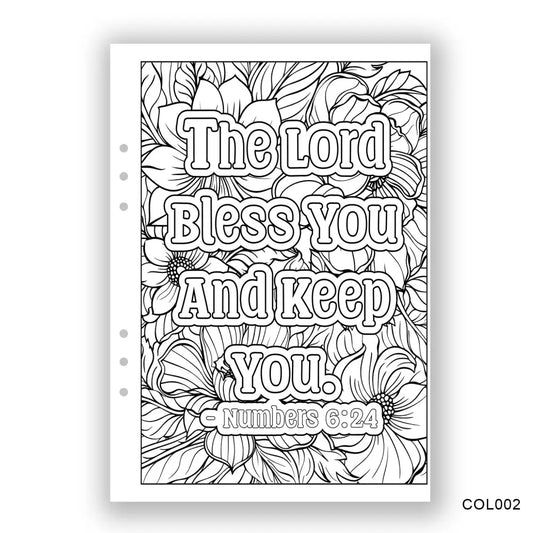 The Lord Bless You Journaling Page - Paper products