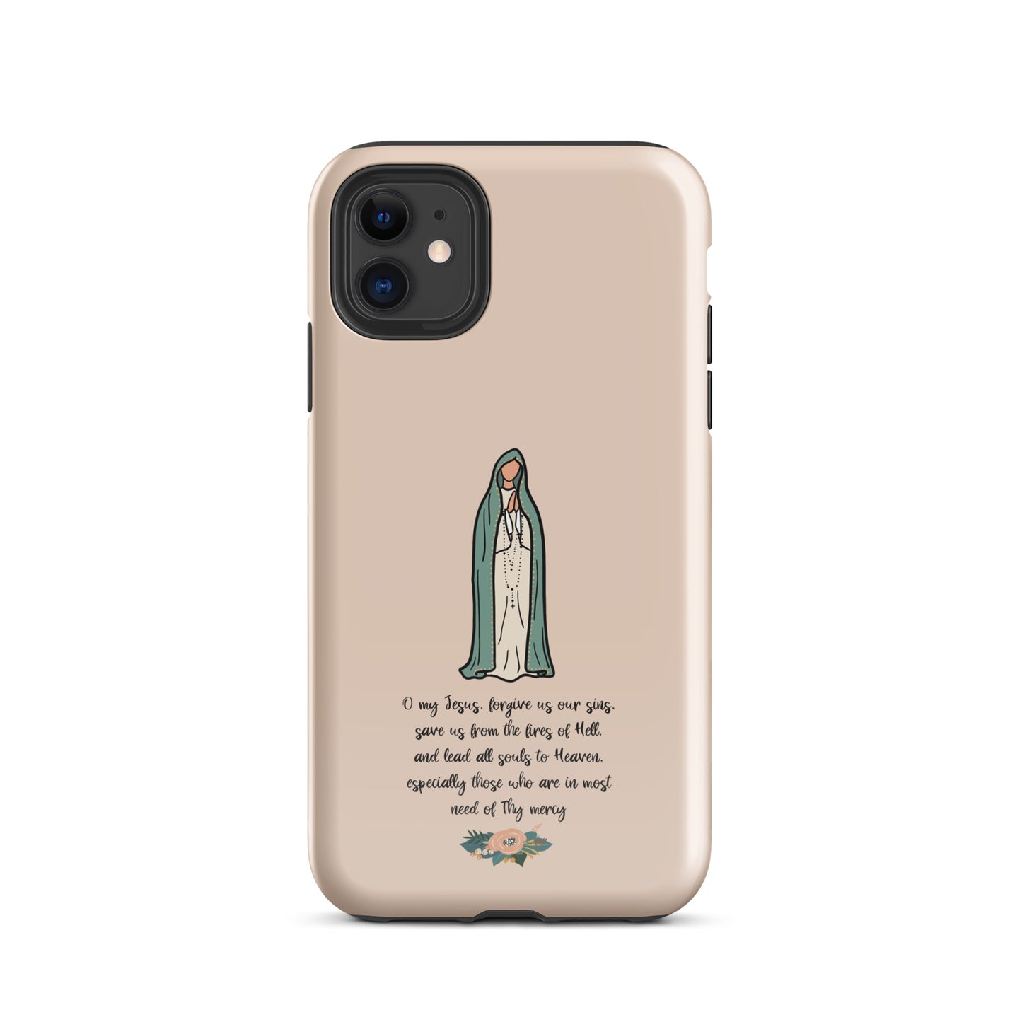 Fatima Catholic Phone Case, Tough Case for iPhone® 11-14