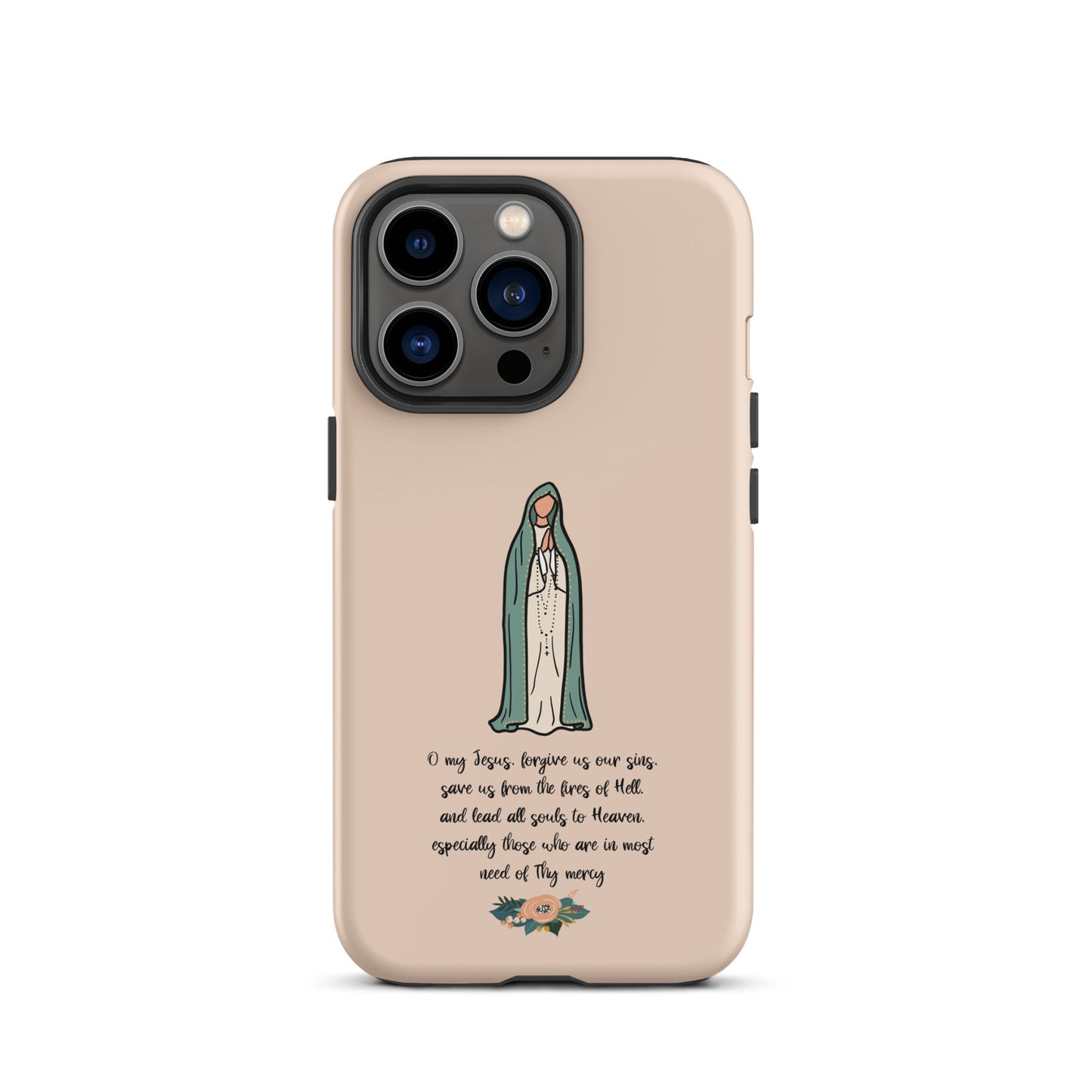 Fatima Catholic Phone Case, Tough Case for iPhone® 11-14