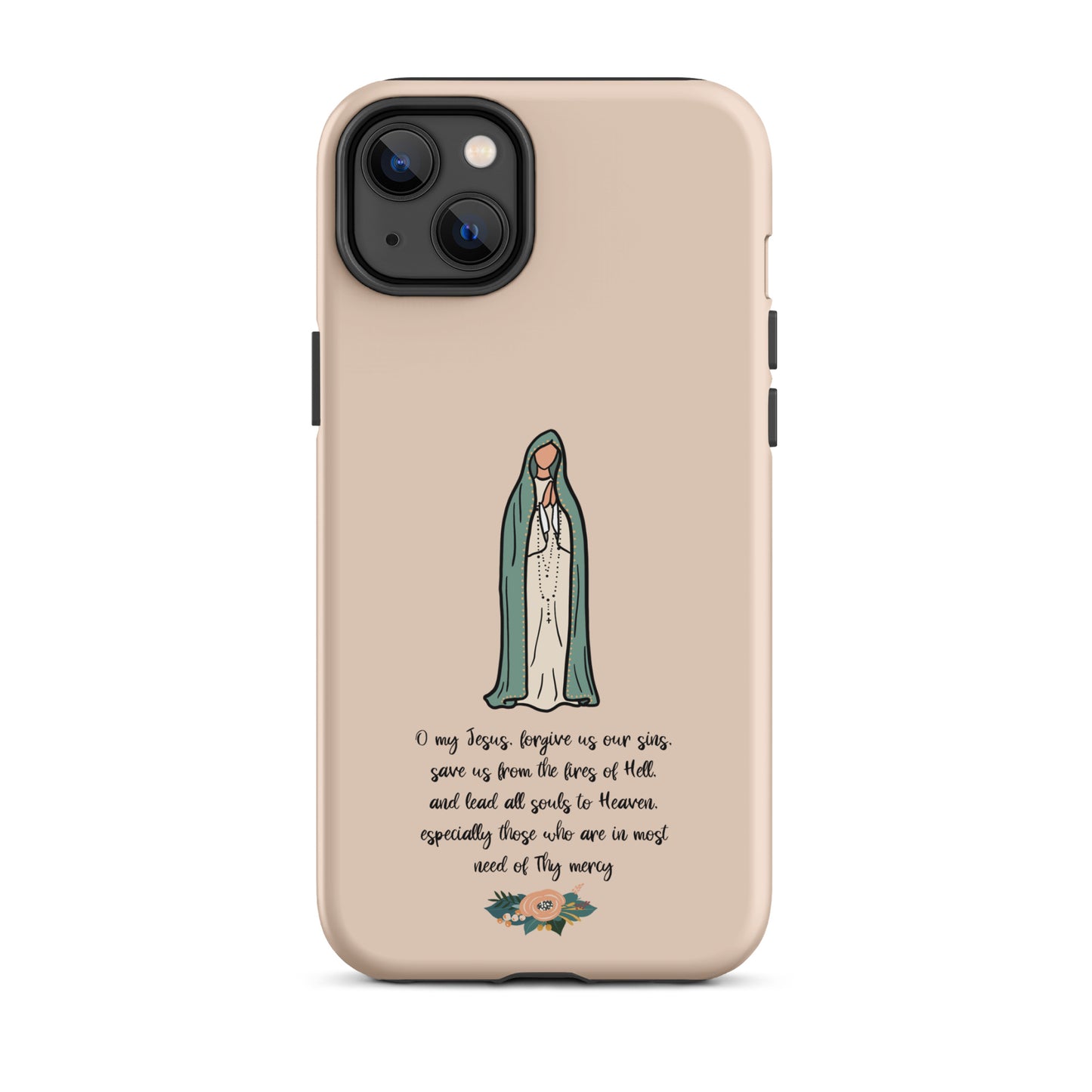 Fatima Catholic Phone Case, Tough Case for iPhone® 11-14