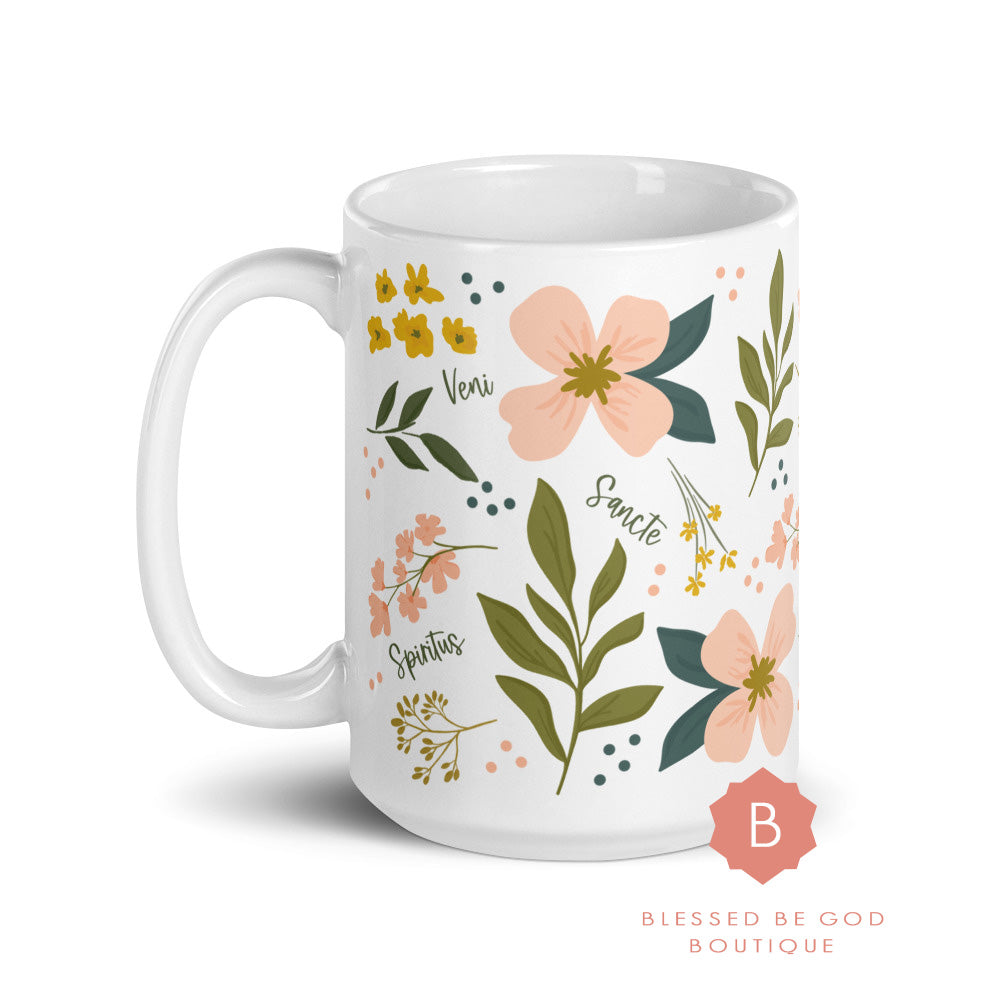 Veni Sancte Spiritus Catholic Mug 15oz - Mug