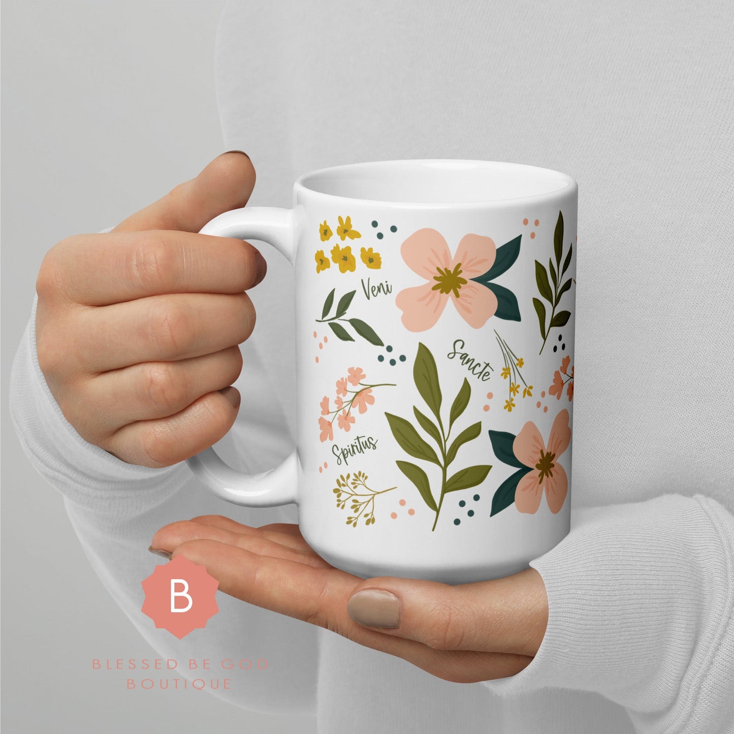 Veni Sancte Spiritus Catholic Mug 15oz - Mug