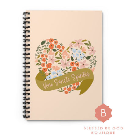 Veni Sancte Spiritus Catholic Notebook - One Size - Paper products