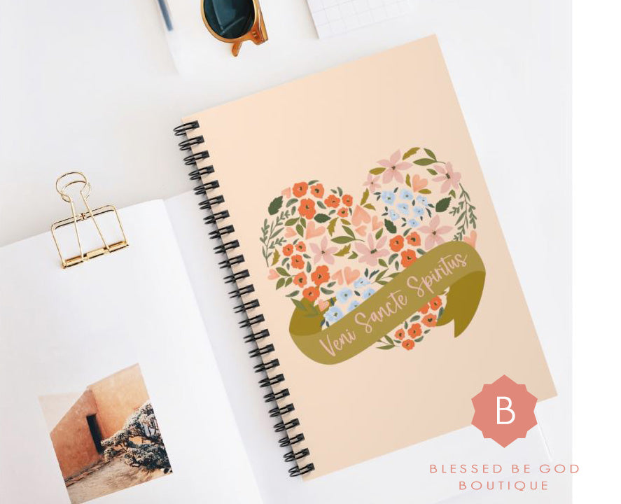 Veni Sancte Spiritus Catholic Notebook - One Size - Paper products