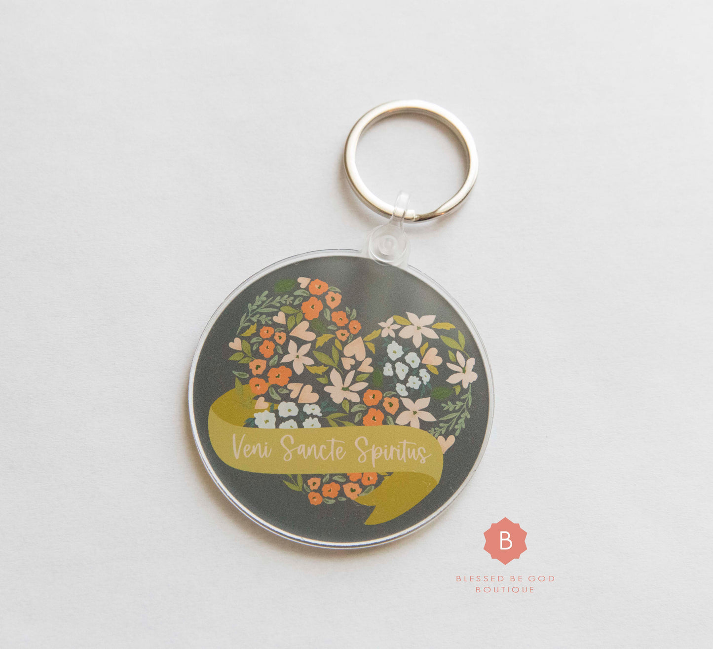 Veni Sancte Spiritus Keychain - Keychains