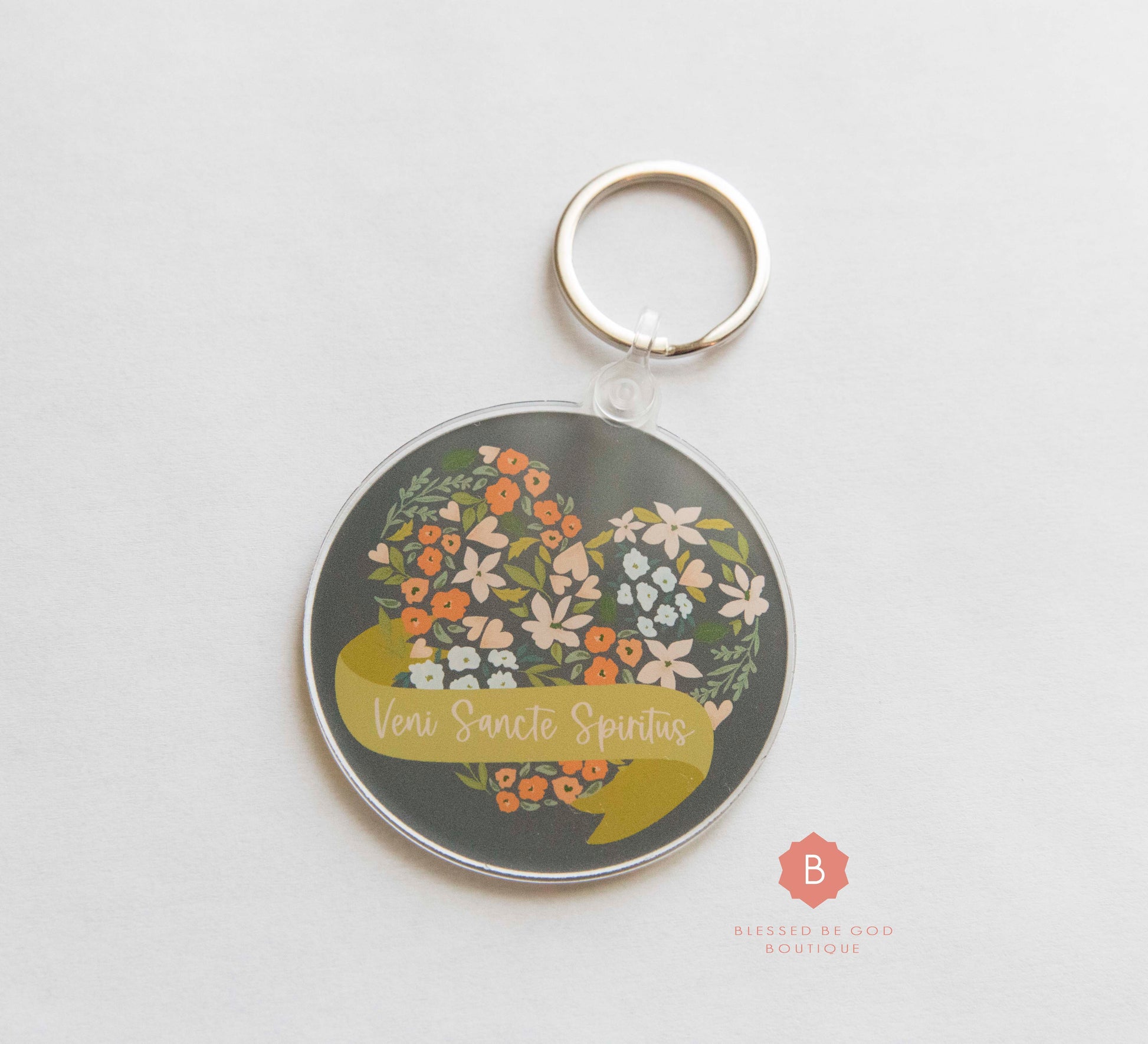 Veni Sancte Spiritus Keychain - Keychains