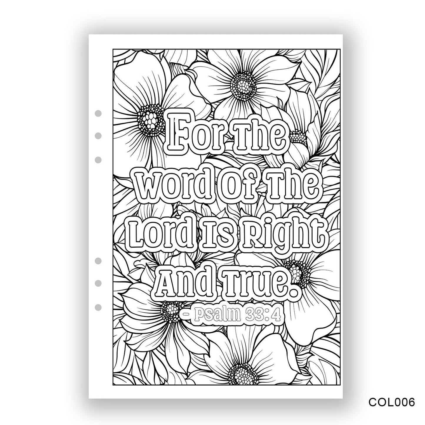 Word is Right and Tue Journaling Page - Paper products