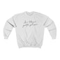 Ave Maria Catholic Sweatshirt, Grey, White, Pink