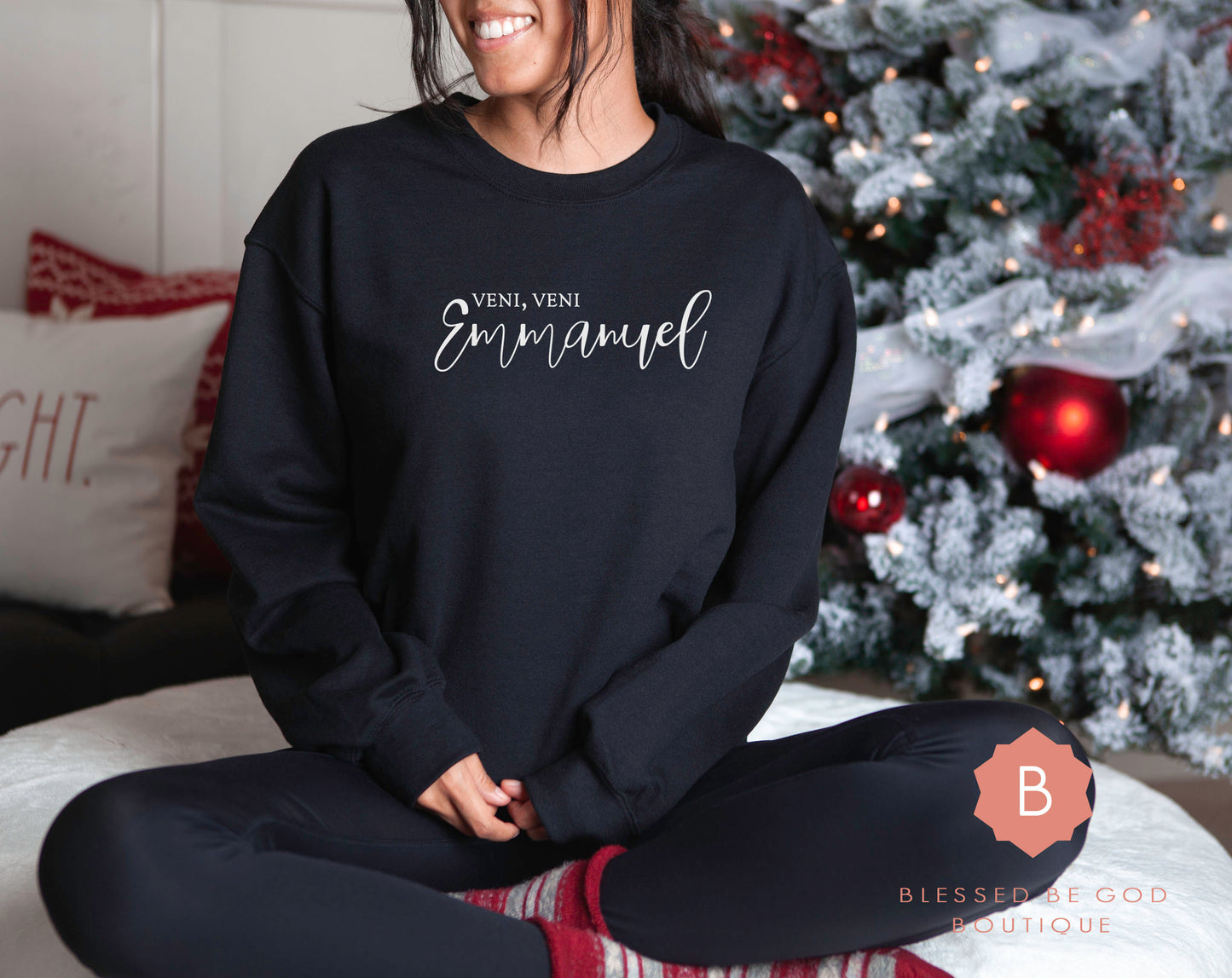 O Come Emmanuel Catholic Sweatshirt, Veni Veni Emmanuel