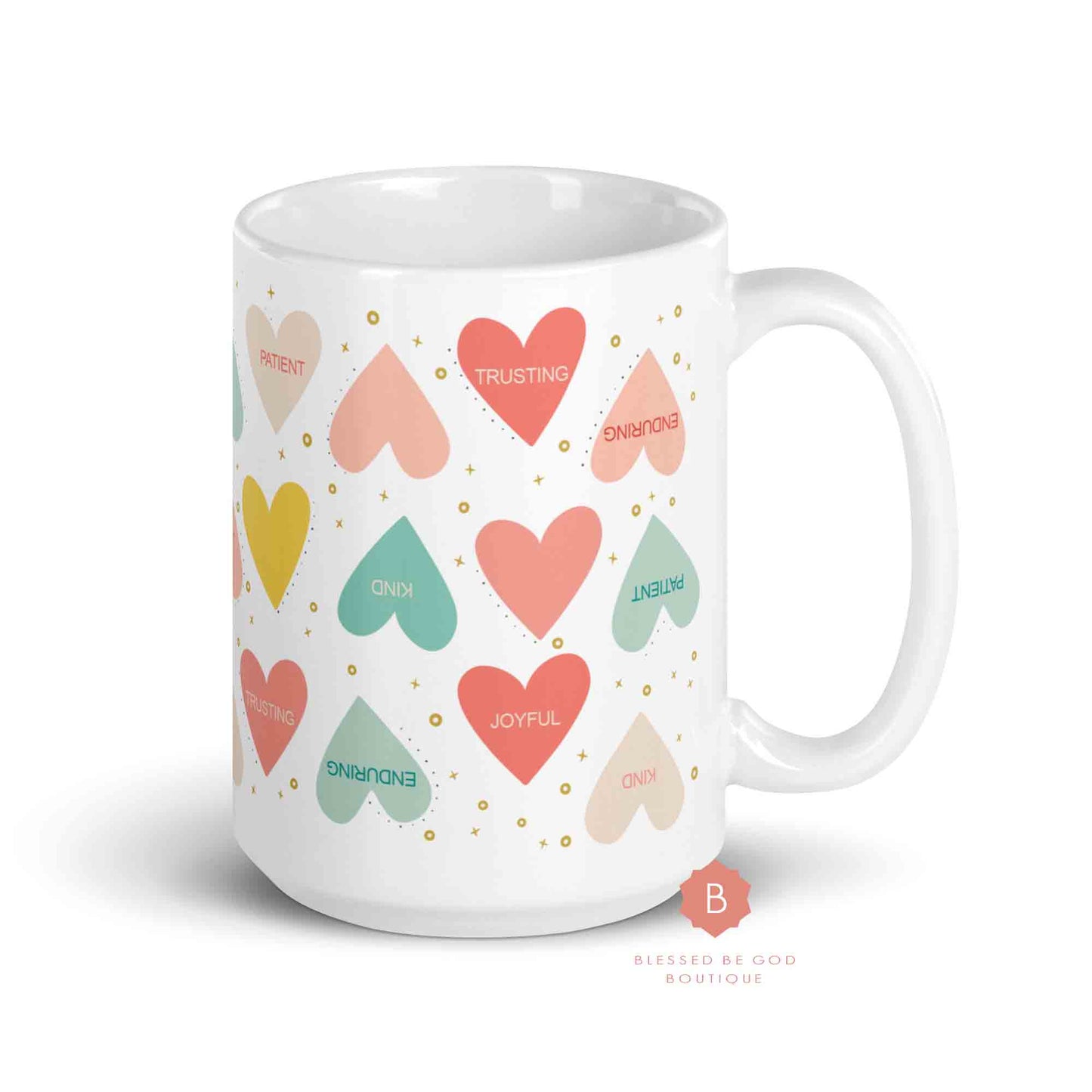 Valentine's Day Catholic Coffee Mug, 15oz