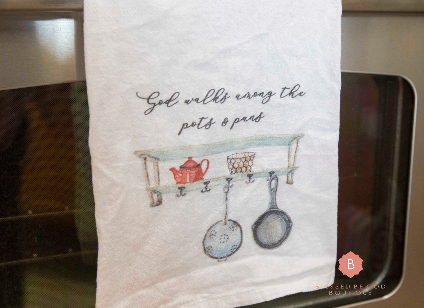 Catholic Kitchen Towel, St. Teresa quote