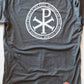 Jesus Prayer Chi-Rho Men's Catholic tee shirt