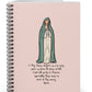 Catholic Our Lady of Fatima Notebook, Prayer Journal, Diary